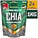 Produktbild Naduria Premium ganze schwarze Chia Samen 2 x 500 Gramm