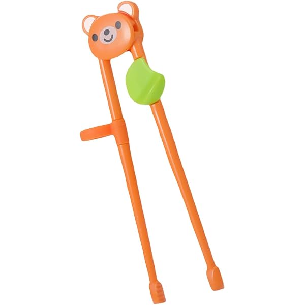 Carykon Lucky Cat Chopstick Helper – 3-Pack Beginner Training Chopsticks, Cute Cartoon Tableware (Resin, Hand Wash Only)