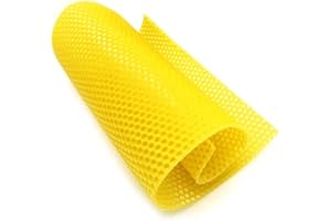 ausuky 10/30 hojas de cera de abejas de 90 mm x 130 mm, 100% natural de cera de abejas pura kits de velas enrolladas (30 piezas)