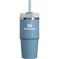 Stanley Quencher H2.0 Tumbler with Straw 14 oz | Twist On 3-Way Lid | Cupholder Compatible for Travel | Insulated Stainless Steel Cup | BPA-Free | Indigo