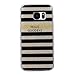 Produktbild Samsung Galaxy S7 Hülle, Chreey Glitzer Handyhülle Niedlich Mode Süß Temperament Muster Weiche TPU Silikonhülle Skin Case Ultra Dünn Kratzfest Hülle Backcover [Schwarze Streifen]