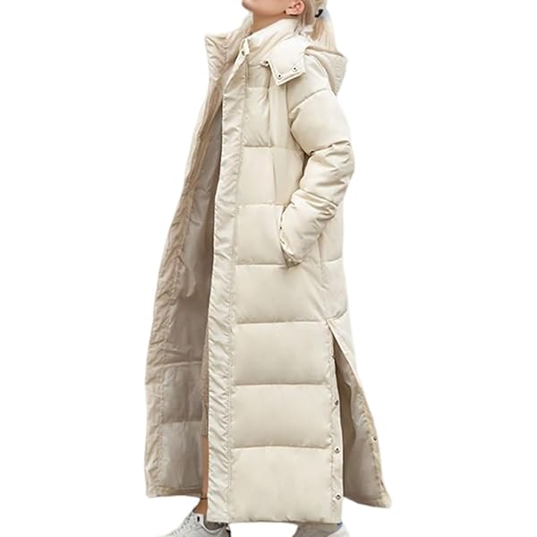 Soulolo Damen Wintermantel Reversibel | Warme Outdoorjacke Mit Kapuze