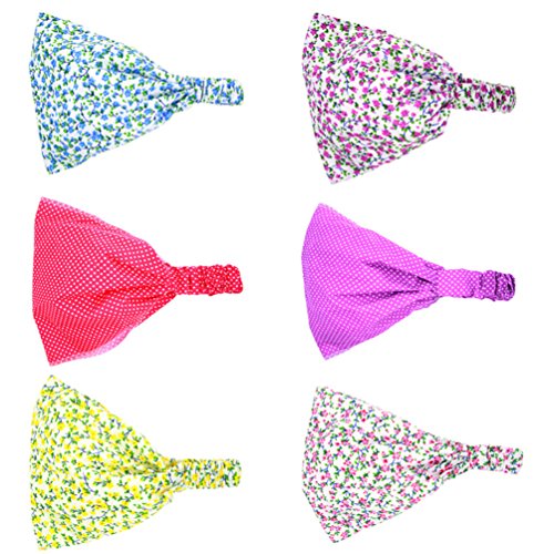 Fashion Base® Schnitt Shivering Kopftücher Baby Mädchen Haarband Headwrap Stirnband Baumwolle für Kinder Infant - 2