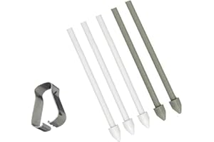 Snailcanfly S Pen Spitzen Ersatz für Samsung Galaxy Tab S8 4G 5G/ Tab S8+ Plus/Tab S8 Ultra Tab S7 / S7+ Plus/Tab S6 / S6 5G / S6 Lite Touchscreen Berühren Sie Stylus S Stiftspitzen 3 White 2 Gray