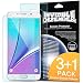 Produktbild Ringke Samsung Galaxy Note 5 Schutzfolie Displayschutzfolie [3x Front + 1x Back] Folie für Samsung Galaxy Note 5 Smartphone, Crystal Clear