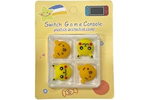 Prysm Gaming Winnie th Pooh & Pika Rubber Thumb Grips Caps Covers Compatible With Switch Joy-Con OLED Switch Joycon & Switch Lite - 4 Pack