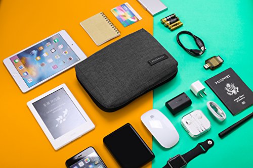 BAGSMART Eletronik Organizer für Kabel, USB Sticks, Speicherkarte Schwarz - 2