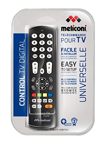 Meliconi Control TV Digital Telecomando Universale per TiVu, Nero
