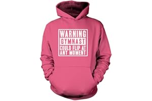 HotScamp Gymnastics Kids Unisex Hoodie Hoody for Gymnast Club Squad Handstand Cartwheel