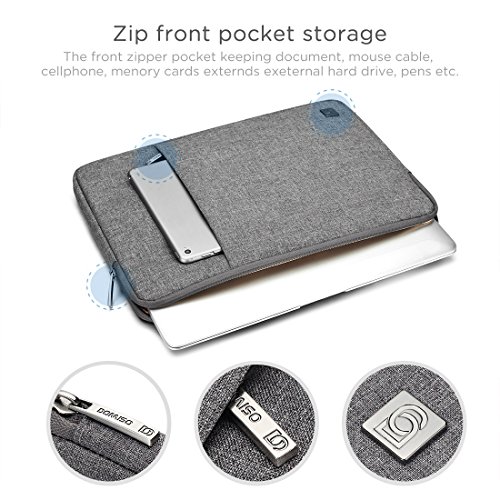 DOMISO 14  Laptop Sleeve Vertikalen Stil Wasserabweisend Laptop Sleeve Case Bag H  lle Schutzh  lle Notebook Tasche Schutzabdeckung f  r 14 Zoll Noteb