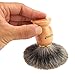 ACEVIVI Premium Shaving Brush Burlywood Handle with PVC Packing - Classic Vintage Style Barber