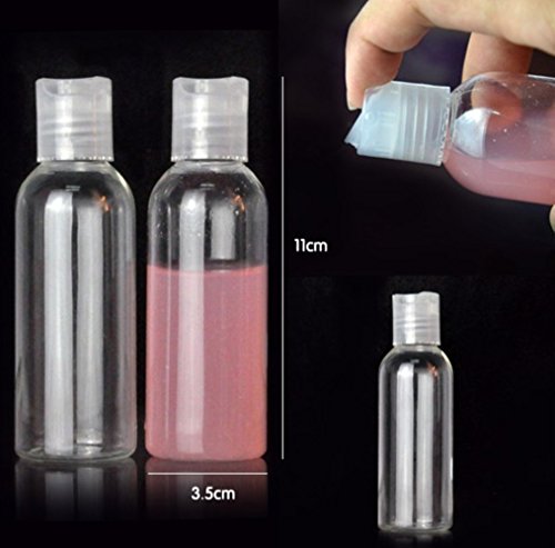 MEISHINE® Professional 6 in 1 Travel Bottle Set Reise Flaschen Set mit Tasche - 5