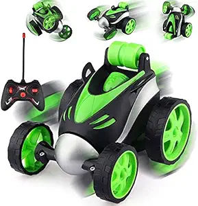 Urban Turtle Remote Control Car 360 Degree Rolling Mini Stunt Car for Kids. Rechargeable with USB Cable. Function: Rolling, Forward, Backward, Turn Left & Right. Plastic Material. (Assorted Colour)