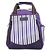 Produktbild Eshow Nylon Wickeltasche Mummy Bag Mama Tasche Baby Handtasche Umhängetasche Multifunktional wasserdicht, Lila