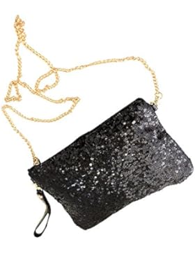 niceeshop(TM) Vintage Paillett Party Abend Tasche Kupplungs Handtasche