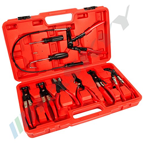 Schlauchklemmenzangen Set inkl. Koffer Schlauchschellenzangen Zangen Satz Set CSKZ9T-15 - 5