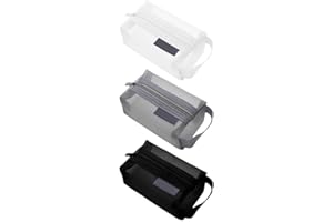 HFINGAQEX 1/3PCS Mesh Bag Portable Hand-held Bath Storage Cosmetic Bath Black Bag N6Z7 Storage Bag Fitness Pocket Bath