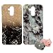 Produktbild 2X Handy Silikonhülle für Huawei Mate20 lite, Stoßfest Schutz Tasche Weich TPU Gel Bumper Etui Dünn Cover Case (Gold Dunkelgrün) Kratzfest Anti Fingerabdruck, mit 2 Tier Kable