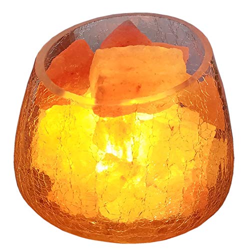 Preisvergleich Produktbild HRRH Rosenmineral Nachtlicht, halbrunde Kristallsalzlampe, Schlafmittel, Umweltschutz, USB-Schnittstelle, Schlafzimmer, Wohnzimmer