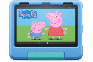 Fire HD 8 Kids-Tablet, 8-Zoll-HD-Display, für Kinder von 3 bis 7 Jahren, 2 Jahre Sorglos-Garantie, kindgerechte Hülle, 32 GB 