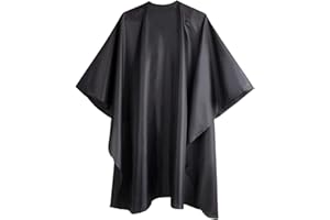 TUKNON Delkinz Barber Cape with Adjustable Snap Closure waterproof Hair Cutting Salon Cape for Unisex, Perfect for Hairstylists
