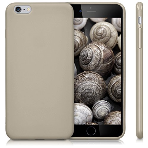 kwmobile Funda para Apple iPhone 6 Plus 6S Plus - Case para m vil en TPU silicona - Cover trasero en beige mate reviews kwmobile Funda para Apple iPhone 6 Plus 6S Plus - Case para m vil en TPU silicona - Cover trasero en beige mate