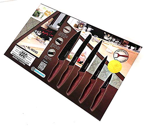 EUROSEDICO / Juego de cucchillos de Cocina/Mango