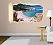 Produktbild 3D Wandtattoo Meer Sardinien Strand Urlaub Ozean Tapete Wand Aufkleber Wanddurchbruch Deko Wandbild Wandsticker 11N1267, Wandbild Größe F:ca. 162cmx97cm