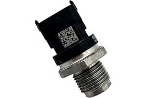 Amrxuts 0281006158 Fuel Rail Pressure Sensor compatible with OPEL compatible with VAUXHALL Agila Cascada Combo Corsa Insignia Meriva Signum Tigra Vectra Zafira compatible with Saab 9-3 9-3X 9-5