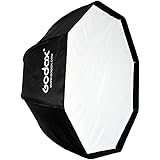 Godox SB-UE Softbox, 80 cm tragbar achteckig Softbox mit Bowens-Halterung für Blitzgerät