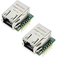 Hailege 2pcs W5500 Ethernet Network Module SPI to LAN TCP IP STM32 Interface 3.3V 5V for Arduino WIZ820io RC5