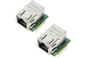 Hailege 2pcs W5500 Ethernet Network Module SPI to LAN TCP IP STM32 Interface 3.3V 5V for WIZ820io RC5