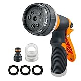 Garten Handbrause Spritze Gun-8 Sprühen Modi-Flow Control Einstellung Knauf-Mult