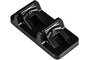 Ładowarka kontrolera ASHATA do , stacja dokująca do stacji dokującej z dwoma stacjami ładującymi Ładowarka USB do kontrolera do gier 4, zintegrowane złącze adaptera