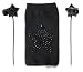 Produktbild KitSound Universal Smartphone MP3-Player Handysocke und In-Ear Kopfhörer im Set - Schwarzer Stern