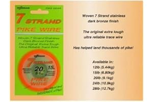 Drennan Tracer Wire Seven 7 Strand 28lb Stahlvorfach