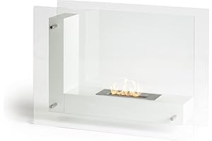 NORBE Camino a Bioetanolo Bifacciale (Bianco, Modello Brand)