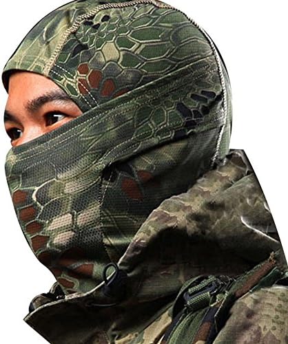 Warring States® Rattlesnake Camouflage Tactical Headwear Face Ski Balaclava Ninja Mask Motorcycle Hunting Skiing Cycling Full Hood