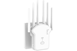 Aenxwa WLAN Repeater WLAN Verstärker 1200Mbit/s Dualband 2,4GHz+5GHz WiFi Booster mit Repeater/Router/Access Point Modus,4 Antenne,Einfache Einrichtung,WiFi Range Extender Mit LAN/WAN PortA2