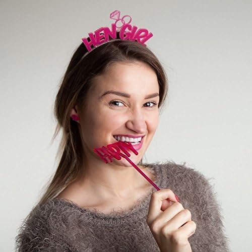 Hen Girl Headband and Party Photo Prop Set