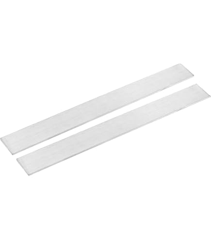 Barra Piatta In Acciaio Inox 304 – 8x25 Mm, Lunga 300 Mm, Antiruggine, Facile Da Tagliare E Modellare