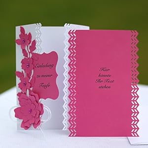 10 Einladungskarten Einladung Hochzeit Taufe Kommunion Text Handarbeit binnbonn