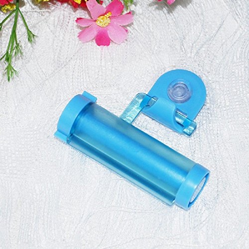 Mode Kunststoff Rollrohr Squeezer Nützliche Zahnpasta Einfache Spender Badezimmer Halter Gelegentliche Farbe - 4