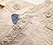 Jacky unisex shortie dungarees, Little Friends, ecru, to fit age 18 months (86) 371402