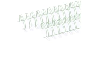 Craftelier - Kit de 2 Espirales de Anillas Dobles para Encuadernar Álbumes, Cuadernos, Agendas o Calendarios | Ideal para Proyectos de Scrapbooking y Manualidades | Ø 1,90 cm (0.75") - Color Mint