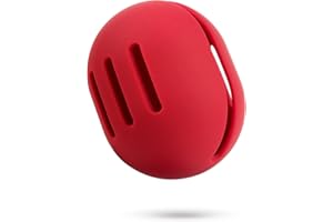 FERYES Soporte de esponja de maquillaje – Inastillable de silicona respetuosa con el medio ambiente Belleza maquillaje Blender Case para viajes - Rojo