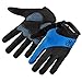 Produktbild HCFKJ RAD UP Full Bike Finger Bildschirm Radfahren Fahrrad Handschuhe Anti-Rutsch-Atmungsaktiv (S, BLAU)