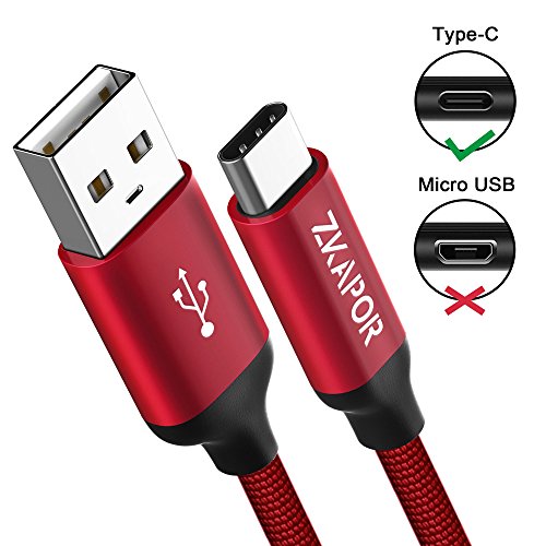 C  ble USB Type C  ZKAPOR  1M 2M 3M  USB C Haute Vitesse Synchro et Charge Cordon de Donn  es Chargeur Nylon USB C C  ble de Chargement pour Samsung S