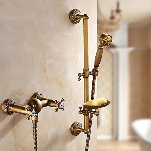 JIAHENGY Shower European style retro fashion personality Antique Bathroom suite bath head continental hot and cold easy full copper