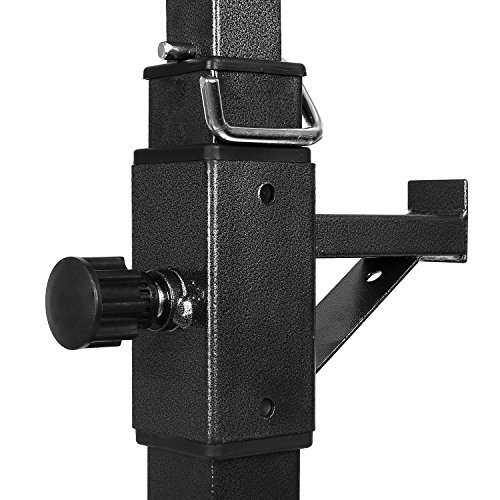 FEMOR kniebeugen Hantelablage Hantelständer Set für Langhantel, zum Bankdrücken,höhenverstellbar, rutschfest - 7